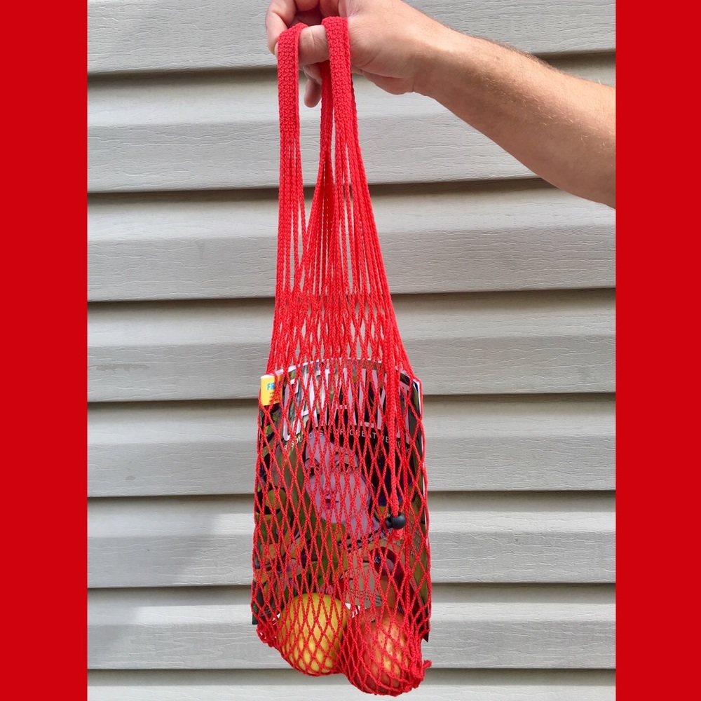 ✨ Handmade red net bags ✨ - Picture 2 of 3